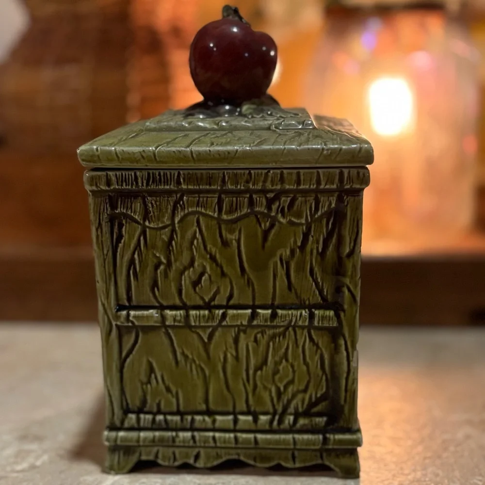 Lefton Vintage Ceramic Fruit Canister